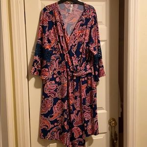 Women’s Navy Paisley Dress